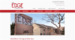 Desktop Screenshot of edgeatwhiterock.com